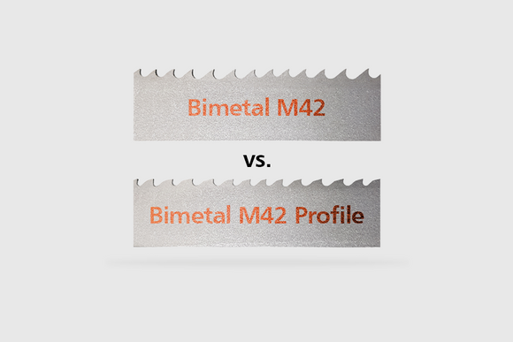 Bimetal M42 vs Bimetal M42 Profile Blade