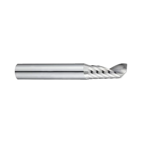 (E5E47) Alu-Power Carbide 1Flute End Mill, Plain Shank