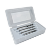 K-2 Carbide 3 Flute 45° Helix Short (E5C72) 4 Piece Set