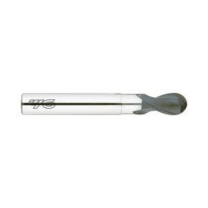 D-POWER 2 Flute 30°Helix Short Ball End mill With Neck (EI880)