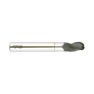 D-POWER 3 Flute 30°Helix Short Ball End mill With Neck (EI881)