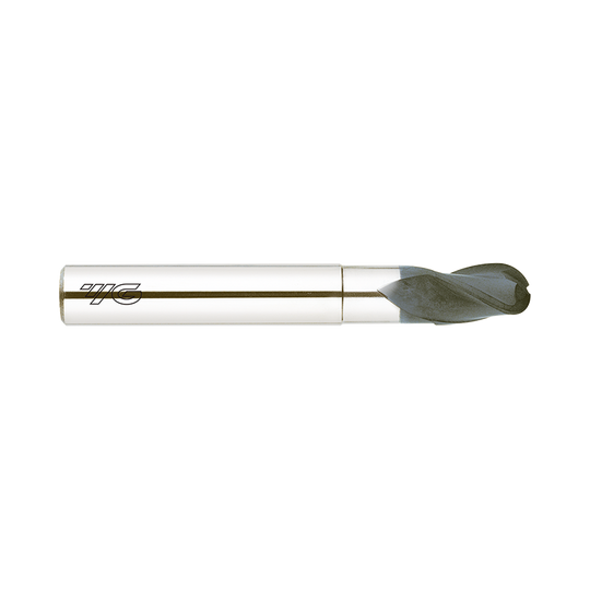 D-POWER 3 Flute 30°Helix Short Ball End mill With Neck (EI881)