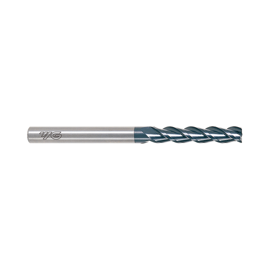 D-POWER 3 Flute 40°Helix Long Corner Radius End mill (EIA14)
