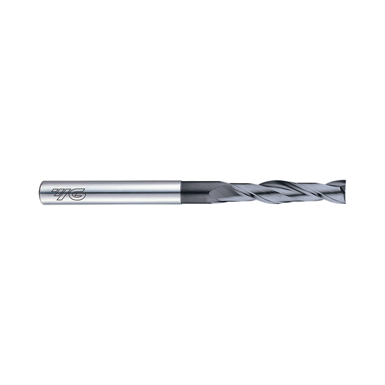 D-POWER 2 Flute 30°Helix Long End mill With Neck (EIB04)
