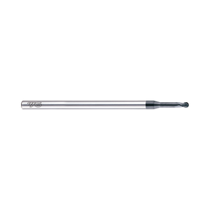 D-POWER 2 Flute 30°Helix Miniature Ball End Mill With Neck (EIB93)