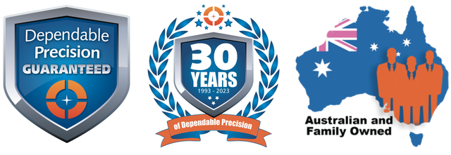 Promotional image for Excision's Triple Seal technology, celebrating 30 years of innovation, with a graphic design highlighting advanced cutting machine features against a modern, technical background.