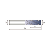 TANK-POWER 4 Flute 30°Helix Regular End Mill (GA932)