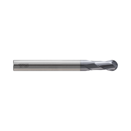CARBIDE, 2 FLUTE LONG LENGTH BALL NOSE End Mill (GM813)