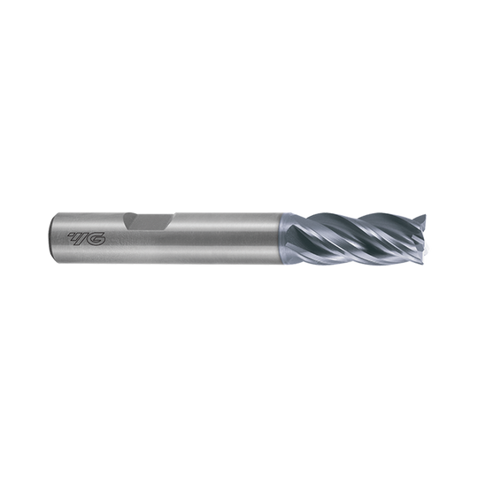 V7 PLUS 4 Flute Multiple Helix Short End Mill Plain Shank (GMF52)