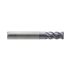 TitaNox-Power 4 Flute Multiple Helix Double Core Corner Radius End Mill (GMG40)