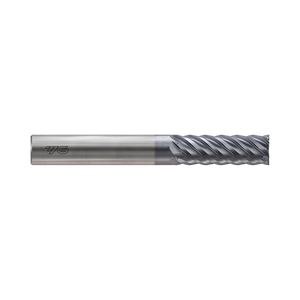 V7 PLUS 6 Flute 45°Helix Ex-Long Chip Splitter Corner Radius End mill (GMH58)