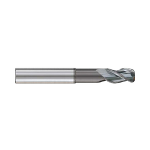 ALU-POWER HPC 3 Flute 37°Helix Corner Radius with Neck End Mill (JAH25)