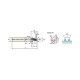 Drill and Thread Mill with Chamfer Bright (L41A1)