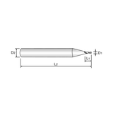 4G MILL 2 Flute 30°Helix End mill (SEME35)