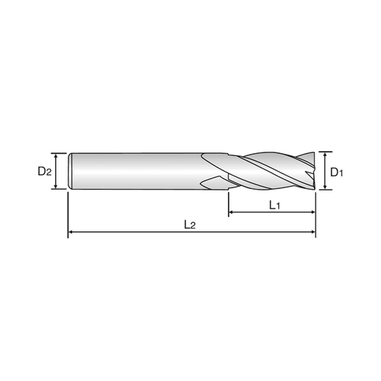 4G MILL 4 Flute Multiple Helix End Mill (SEME36)