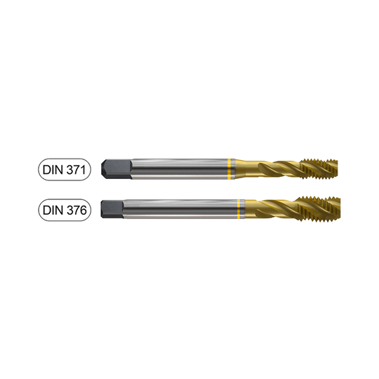 DIN371/DIN376 SYNCHRO Spiral Flute TiN (TTS31)