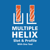 V7 PLUS 4 Flute Multiple Helix Short End Mill Plain Shank (GMF52)