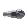 i-Smart chamfer type modular head - 4&5&6 Flute 90°&60° point angle End Mill (XCEMM)