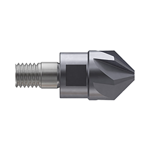 i-Smart chamfer type modular head - 4&5&6 Flute 90°&60° point angle End Mill (XCEMM)