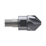 i-Smart chamfer type modular head - 4&5&6 Flute 90°&60° point angle End Mill (XCEMM)