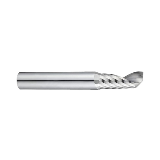 (E5E47) Alu-Power Carbide 1Flute End Mill, Plain Shank