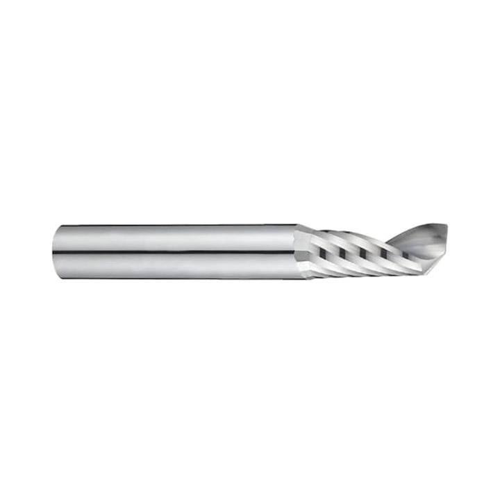 (E5E47) Alu-Power Carbide 1Flute End Mill, Plain Shank