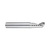 (E5E47) Alu-Power Carbide 1Flute End Mill, Plain Shank