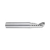 (E5E47) Alu-Power Carbide 1Flute End Mill, Plain Shank