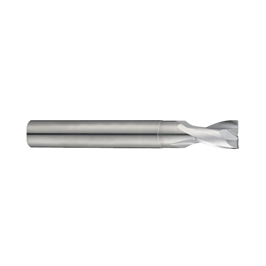 (E5930) Alu-Power Carbide 2Flute Corner Radius End Mill, Plain Shank