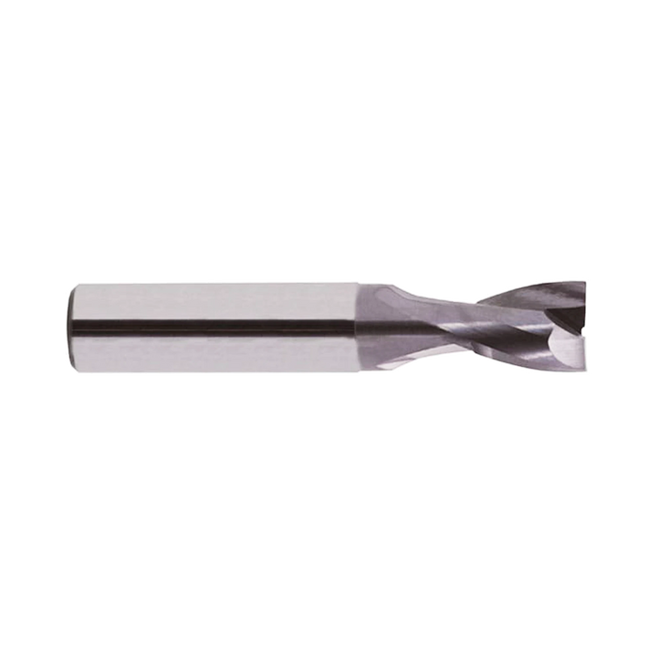 (EG930) Alu-Power Carbide 2Flute Corner Radius End Mill, Plain Shank (TiCN Coated)
