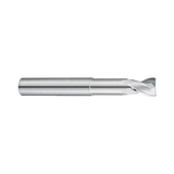 (E5909) Alu-Power Carbide 2Flute Corner Radius End Mill, Plain Shank