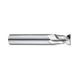 (E5E48) Alu-Power Carbide 2Flute End Mill, Short Length, Plain Shank