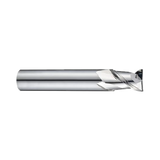 (E5E48) Alu-Power Carbide 2Flute End Mill, Short Length, Plain Shank