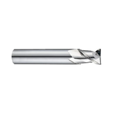 (E5E48) Alu-Power Carbide 2Flute End Mill, Short Length, Plain Shank