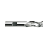 (E5742) Alu-Power Carbide 3Flute Roughing End Mill, Long Length, Plain Shank