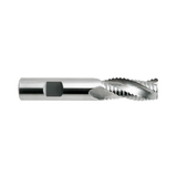 (E5742) Alu-Power Carbide 3Flute Roughing End Mill, Long Length, Plain Shank
