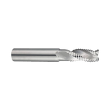 (E5E39) Alu-Power Carbide 3Flute Roughing End Mill, Regular Length, Flat Shank