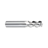 (E5E51) Alu-Power Carbide 3Flute Corner Radius End Mill, Long Length, Plain Shank