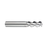 (E5E49) Alu-Power Carbide 3Flute End Mill, Long Length, Plain Shank