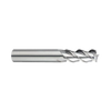 (E5E49) Alu-Power Carbide 3Flute End Mill, Long Length, Plain Shank