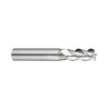 (E5E50) Alu-Power Carbide 3Flute End Mill, Regular Length, Plain Shank