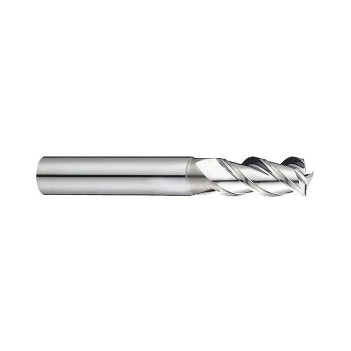 (E5E50) Alu-Power Carbide 3Flute End Mill, Regular Length, Plain Shank