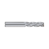 (E5H24) Alu-Power HPC Carbide, 3Flute Corner Radius End Mill Regular/Long Length, Plain Shank