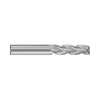 (E5H24) Alu-Power HPC Carbide, 3Flute Corner Radius End Mill Regular/Long Length, Plain Shank