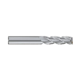 (E5H24) Alu-Power HPC Carbide, 3Flute Corner Radius End Mill Regular/Long Length, Plain Shank