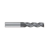 (JAH22) Alu-Power HPC Carbide, 3Flute End Mill Regular/Long Length, Plain Shank (Diamond Coated)
