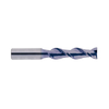 (EG522) Alu-Power Carbide 2Flute End Mill, Long Length, Plain Shank (TiCN Coated)