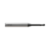 (SGED27) CRX S, 2Flute Ball Nose Rip Processing End Mill for Copper (Diamond Coated)