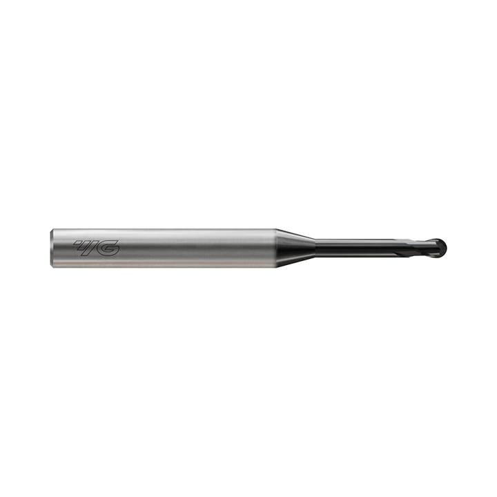 (SGED27) CRX S, 2Flute Ball Nose Rip Processing End Mill for Copper (Diamond Coated)