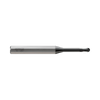 (SGED27) CRX S, 2Flute Ball Nose Rip Processing End Mill for Copper (Diamond Coated)